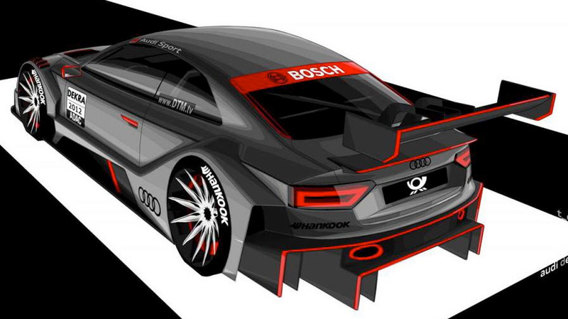 Illustration for article titled Audi's DTM concept is not amused by evil BMWs